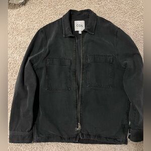 Cos denim jacket washed black size M